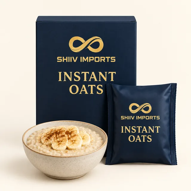 Instant oats sachets for room service and ward trolleys