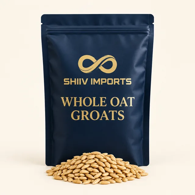 Whole oat groats pack for overnight prep and grain bowls